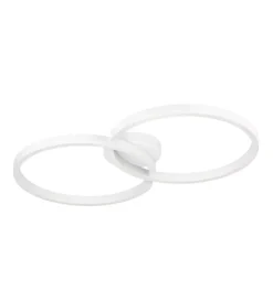 Illuminazione Per Interno-Eglo Plafoniera led da interno "amandolo" bianco 2700-6500k