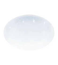 Illuminazione Per Interno-Eglo Plafoniera led da interno "pogliola-s" bianco effetto stellato 4000k 50cm