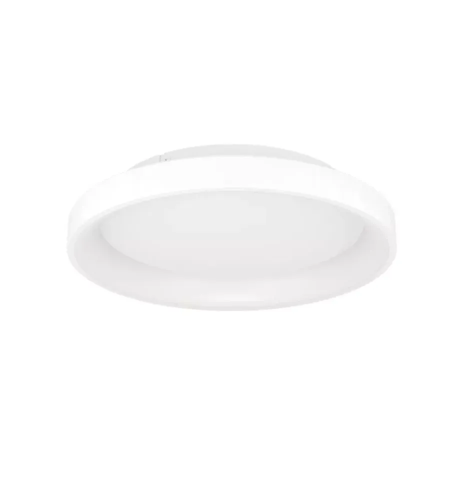 Eglo Illuminazione Per Interno|Plafoniera led da interno "loretello" bianco tondo 2700-6500k