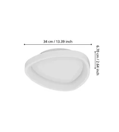 Illuminazione Per Interno-Eglo Plafoniera led da interno 