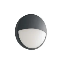 Illuminazione Per Esterno- Plafoniera led "ever" antracite 1600 lm, ø 30 cm