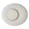 Online Plafoniera led "gioia" in vetro e metallo cromato, 33x28,5x6,5 cm Illuminazione Per Interno