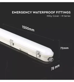 Online Plafoniera led impermeabile 6500k 48w 1,5m Illuminazione Per Interno