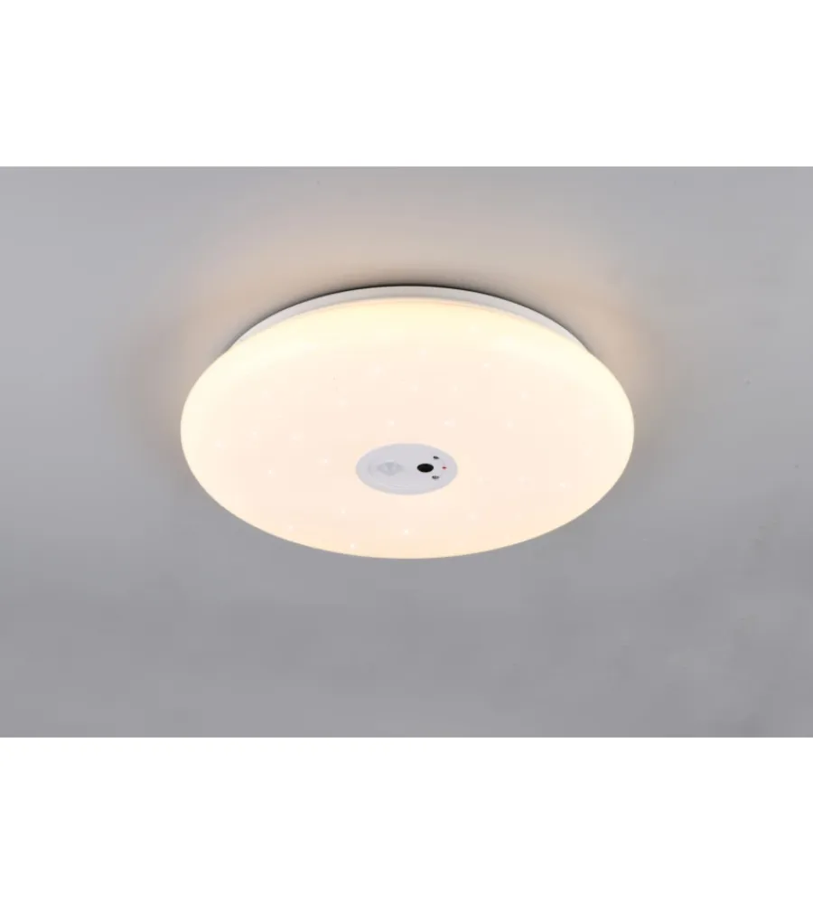 Best Plafoniera led "vedera" bianca con videocamera 6000k ø40 cm Illuminazione Per Interno