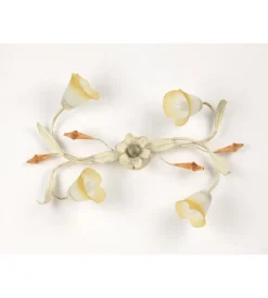 Sale Plafoniera "lucrezia" 4 luci color avorio, e14 Illuminazione Per Interno