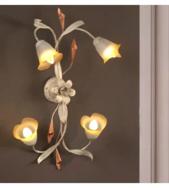 Sale Plafoniera "lucrezia" 4 luci color avorio, e14 Illuminazione Per Interno