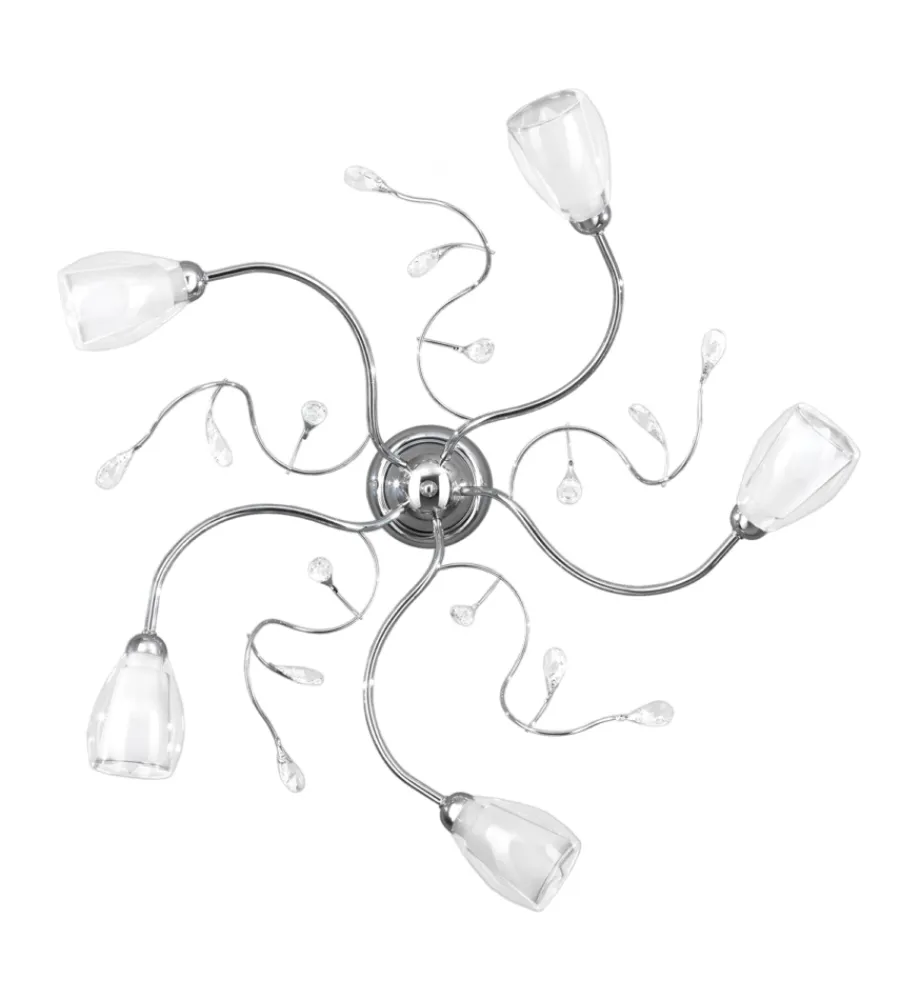 Outlet Plafoniera "sharon" 5 luci, e14 Illuminazione Per Interno