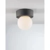 Outlet Plafoniera "skittle" antracite 19,2x18 cm, 1xe27 Illuminazione Per Esterno