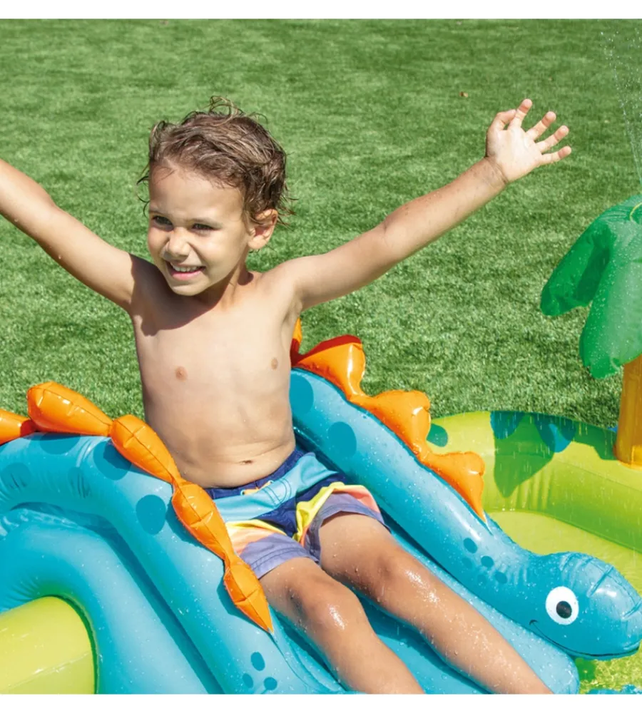 Playcenter gonfiabile "dinosauri" cm 191x152x58 i.3 - cod. 57166np Piscine