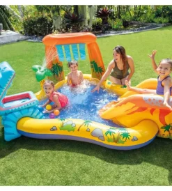 Piscine-Intex Playcenter gonfiabile "dinosauro" cm 249x191x109 i.3 - cod. 57444np