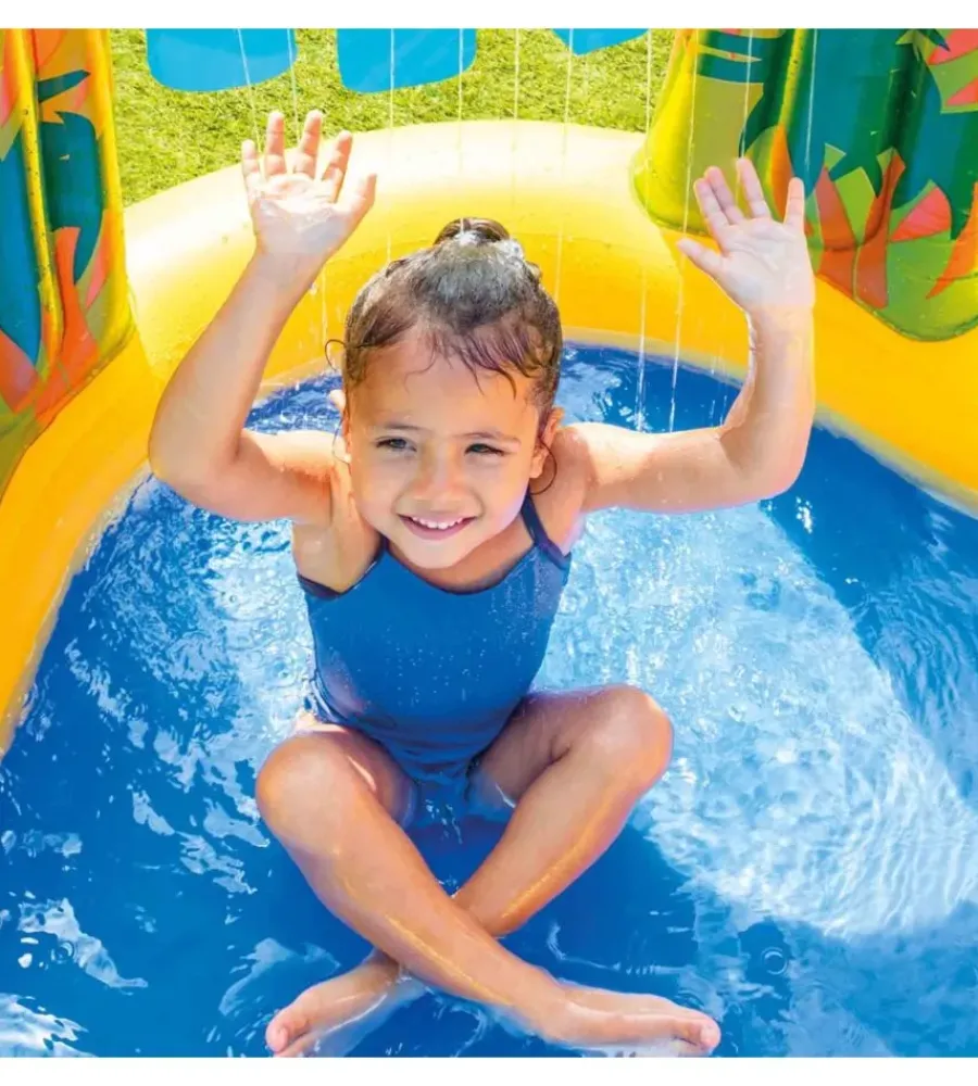 Piscine-Intex Playcenter gonfiabile "dinosauro" cm 249x191x109 i.3 - cod. 57444np