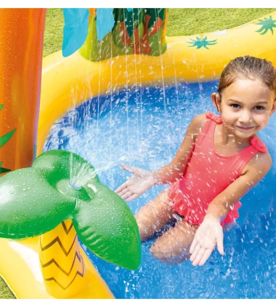 Piscine-Intex Playcenter gonfiabile "dinosauro" cm 249x191x109 i.3 - cod. 57444np