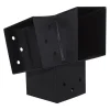 Ferramenta Per Esterno-Suki Plug-in connettore angolare destro 9x9 105° antracite con 3 connessioni
