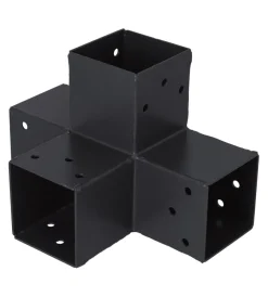 New Plug-in connettore giunto 7x7 angolo 90° antracite con 4 connessioni Ferramenta Per Esterno