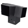 Plug-in connettore giunto 7x7 angolo 105° antracite con 4 connessioni Ferramenta Per Esterno