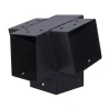 Ferramenta Per Esterno-Suki Plug-in connettore giunto 9x9 angolo 75° antracite con 4 connessioni