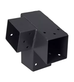 Ferramenta Per Esterno-Suki Plug-in connettore 7x7 angolo destro 75° antracite con 3 connessioni