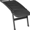 Online Poggiapiedi "rebel universal footrest" in alluminio e poliestere antracite 95x43 cm Campeggio