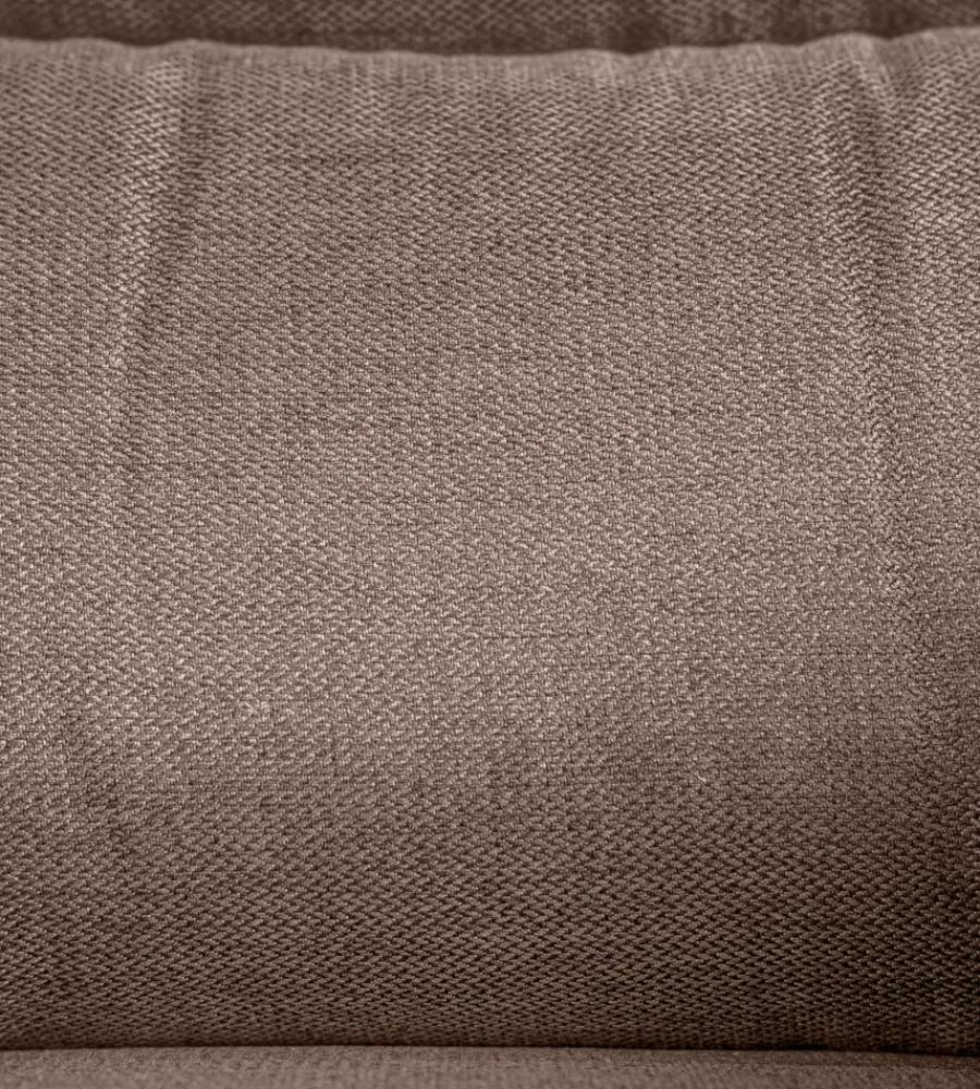 Poltrone E Pouf-BellaHome Poltrona "chiara" con recliner in tessuto tortora 71x95x98 cm