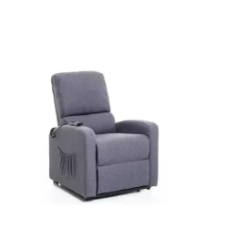 Poltrone E Pouf- Poltrona con recliner elettrico "fiorella" blue jeans, 73x80x101 cm