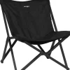 Sale Poltrona da campeggio "action vivavita relaxer" in alluminio e poliestere nero 75x44x43/95 cm Campeggio