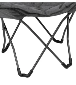 Online Poltrona da campeggio "action vivavita lounger" in acciaio e poliestere grigio 74x43x56/99 cm Campeggio