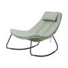 Mobili Da Giardino E Accessori|Poltrona da giardino a dondolo riviera "dalia" verde 126x95x90 cm
