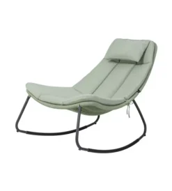 Mobili Da Giardino E Accessori|Poltrona da giardino a dondolo riviera "dalia" verde 126x95x90 cm