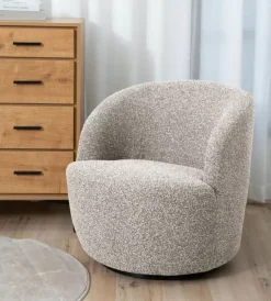 BellaHome Poltrone E Pouf|Poltrona girevole 