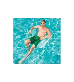 Piscine-Bestway Poltrona gonfiabile con portabicchiere e maniglie per piscina