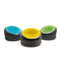 Piscine-Intex Poltrona gonfiabile "empire" colori assortiti (blu, giallo e verde), 112x109x69 cm - cod. 68582np