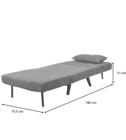 BellaHome Poltrone E Pouf|Poltrona letto 