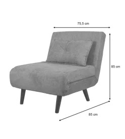 BellaHome Poltrone E Pouf|Poltrona letto 