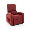 Online Poltrona relax con recliner elettrico "fiorella" rossa, 75x78x110 cm Poltrone E Pouf