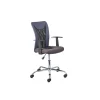 Online Poltroncina ufficio nera con braccioli e ruote, 55x54,5x85-95 cm Sedie Ufficio