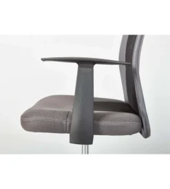 Online Poltroncina ufficio nera con braccioli e ruote, 55x54,5x85-95 cm Sedie Ufficio