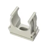 Poly Pool Tubi E Canaline|- 5 clips fissatubo a scatto per tubi ø 25 mm grigie