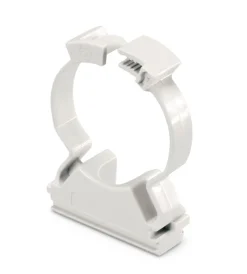 Poly Pool Tubi E Canaline|- 15 clips fissatubo a collare per tubi ø 25 mm grigie