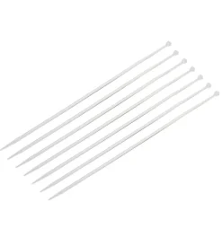 Poly Pool Cavi Elettrici E Relativi Accessori|- 20 fascette 3,5 x 290 mm, ø serraggio 2 - 80 mm bianche