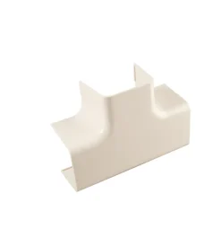 Tubi E Canaline-Poly Pool - 1 giunto a t per canale "80 mm x 60 mm" avorio