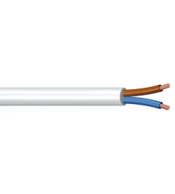 Best - 15 m cavo h03vv-f 2 x 0,75 mm² bianco Cavi Elettrici E Relativi Accessori