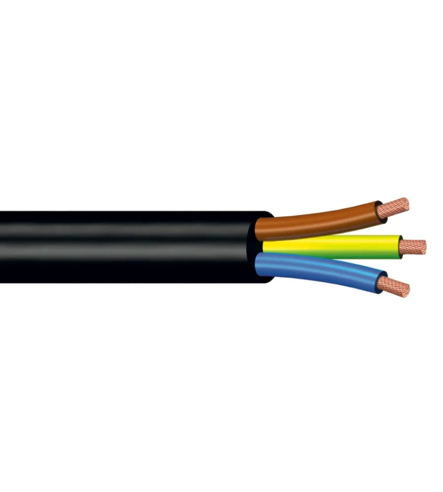 Cavi Elettrici E Relativi Accessori-Poly Pool - 10 m cavo h05vv-f 3 x 1,5 mm² bianco