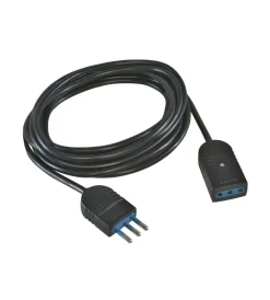 Online - 5 m prolunga con spina e presa 10 a bianca Prolunghe