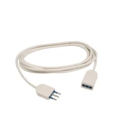Poly Pool Prolunghe|- 3 m prolunga con spina e presa 10 a bianca
