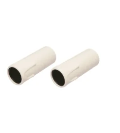 Discount - 2 portalampada e14 a candela 250 v~ con staffa metallica bianchi Portalampade