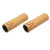 New - 2 portalampada e27 a candela 250 v~ con staffa metallica avorio antico Portalampade