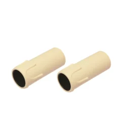 Outlet - 2 portalampada e14 a candela 250 v~ con staffa metallica avorio Portalampade