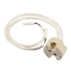 Portalampade-Poly Pool - 2 portalampada 24 v in steatite, attacco g4 e gz4 - gx5.3 - g6.35 - gy6.35 avorio