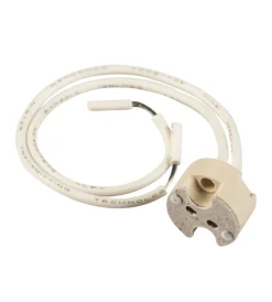 Portalampade-Poly Pool - 2 portalampada 24 v in steatite, attacco g4 e gz4 - gx5.3 - g6.35 - gy6.35 avorio