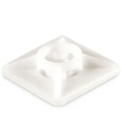 Poly Pool Cavi Elettrici E Relativi Accessori|- 20 supporti adesivi per fascette con larghezza massima di 4,8 mm bianchi